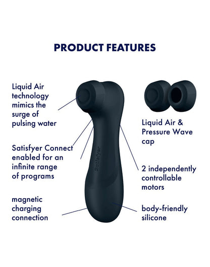 Satisfyer - Vibromasseur à pression d'air Pro 2 Generation 3 - Noir