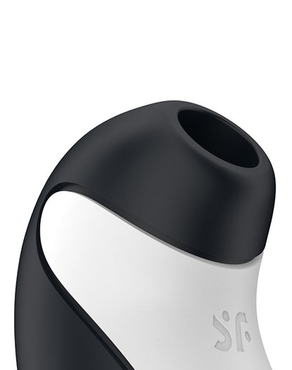 Satisfyer - Vibromasseur à pression d'air Orca - Noir/Blanc