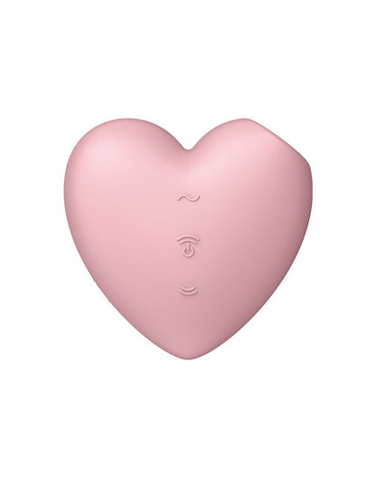 Satisfyer Vibrador de aire a presión CUTIE HEART - rosa