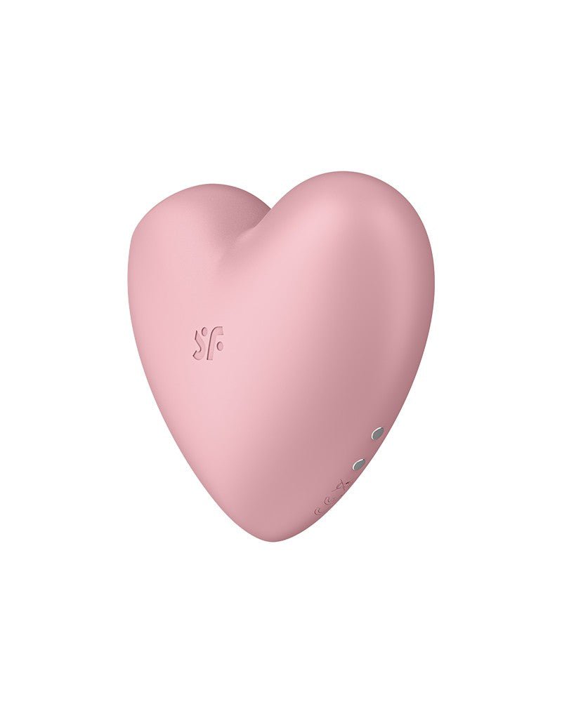 Satisfyer Vibrador de aire a presión CUTIE HEART - rosa