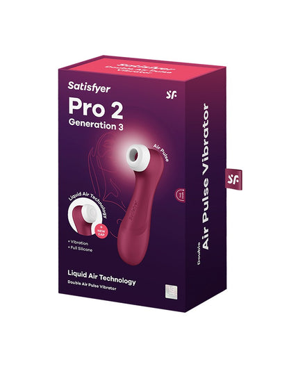 Satisfyer - Pro 2 Generation 3 - Luchtdruk Vibrator - Rood