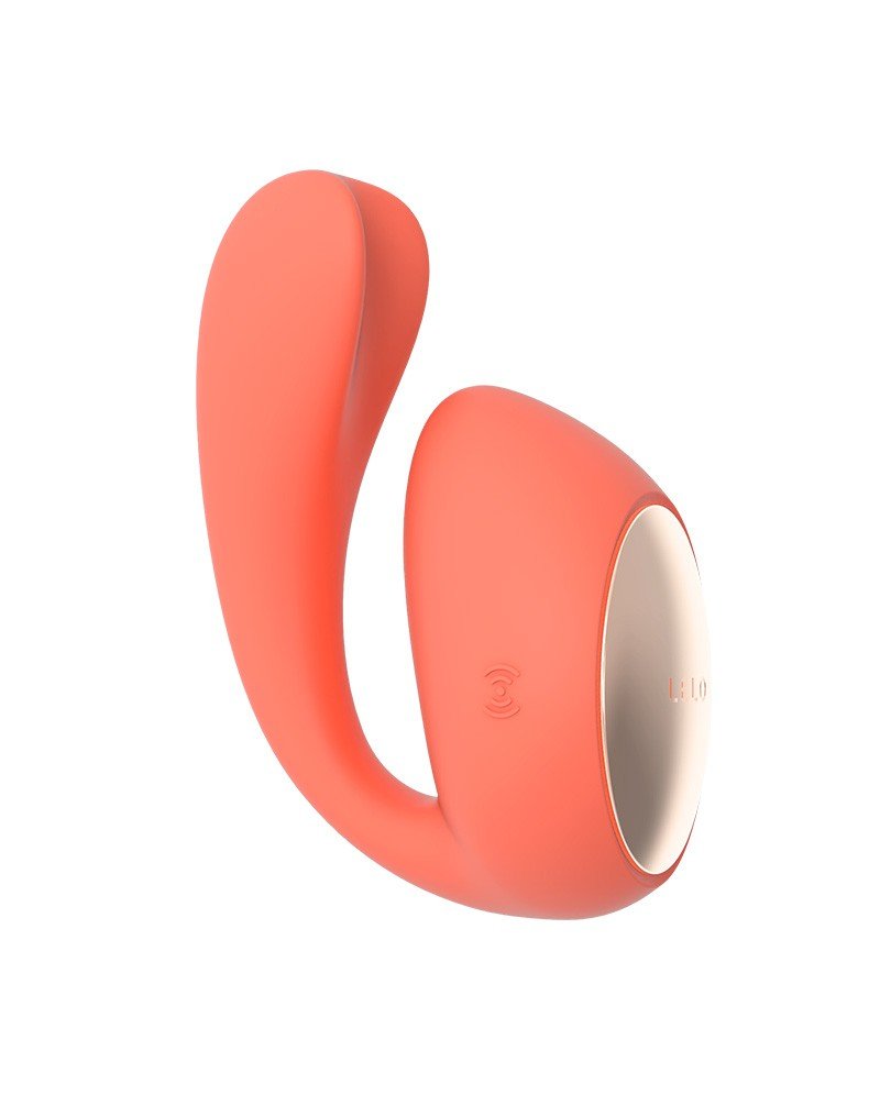 LELO Ida Wave dual stimulation vibrateur avec technologie de mouvement de vague et contrôle APP - corail