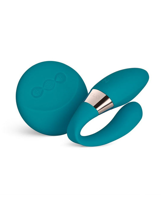 LELO Tiani Duo Couple Vibrator with Remote Control - Turquoise