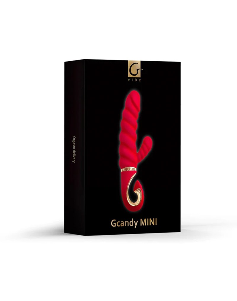 G-Vibe - G-Candy Mini Gerippter Rabbit Vibrator - Rot