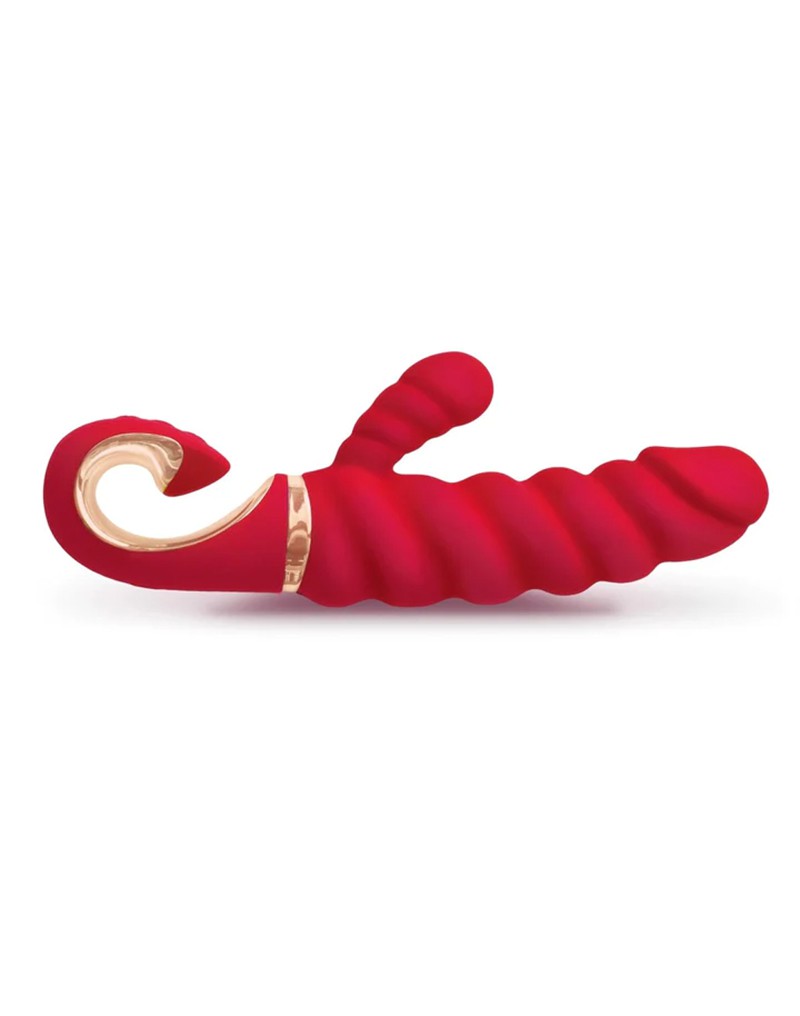 G-Vibe - G-Candy Mini Gerippter Rabbit Vibrator - Rot