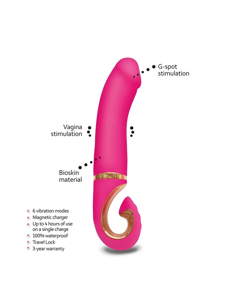 G-Vibe - G-Jay Mini Vibrador Realista - Rosa