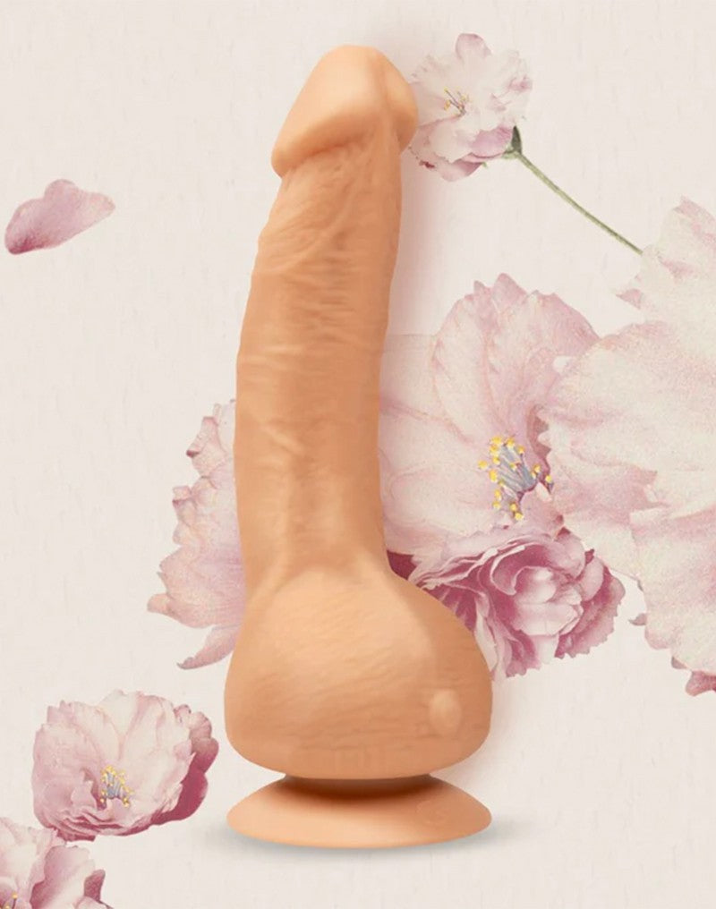 G-Vibe - G-Real Mini vibrierende Dildo - Heller Hautton