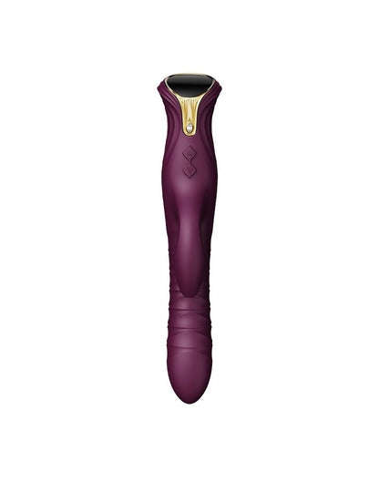 Zalo - Mose - Thrusting Tarzan Vibrator - Thrusting Rabbit Vibrator - Amethyst Purple