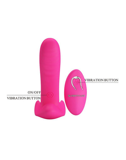 Pretty Love Vinger Vibrator / Panty Vibrator / Partner Vibrator 3-in-1 - roze