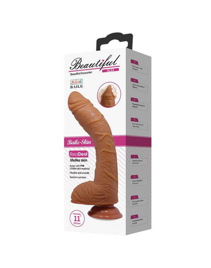 Pretty Love Realistische Grote G-spot Dildo ALEX 28 x 5 cm  - medium huidskleur