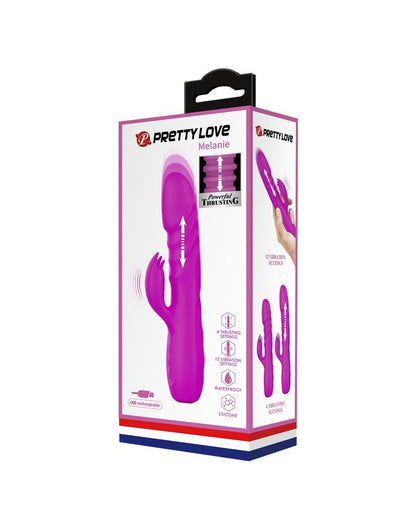 Pretty Love Stotende Rabbit Vibrator MELANIE - roze