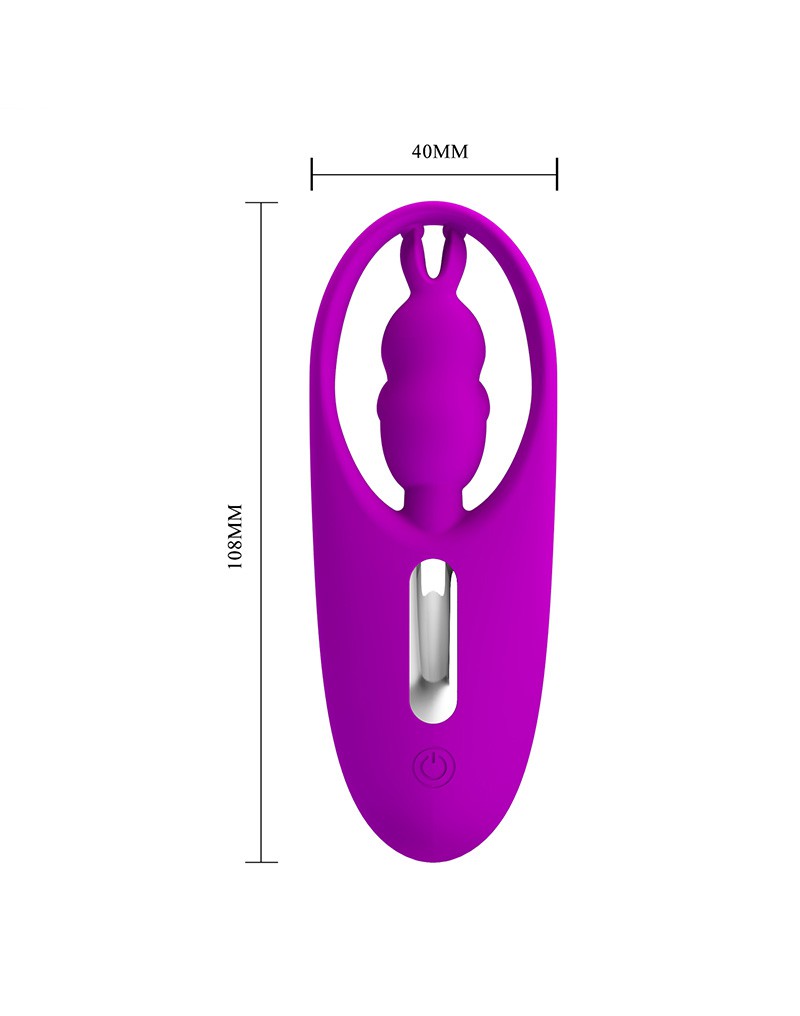 Pretty Love Clitoris Stimulator / Panty Vibrator met Afstandsbediening WILD RABBIT - roze