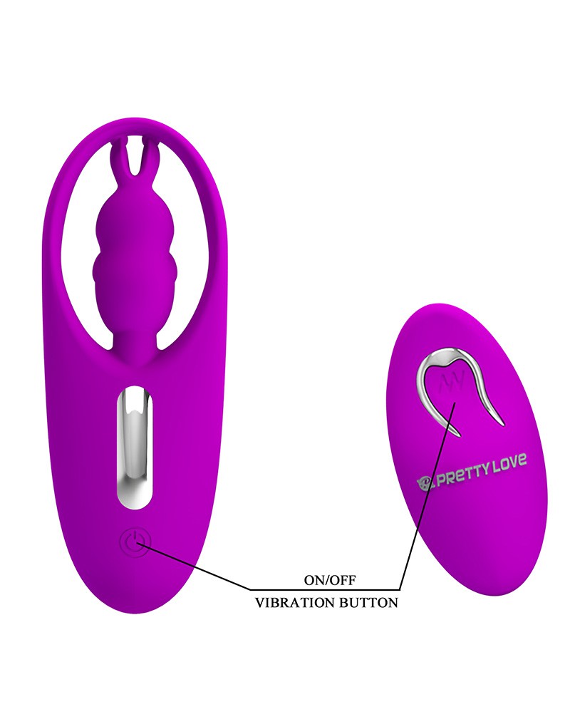 Pretty Love Clitoris Stimulator / Panty Vibrator met Afstandsbediening WILD RABBIT - roze