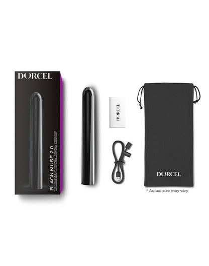 Dorcel Black Muse 2.0 Bullet Vibrator - zwart