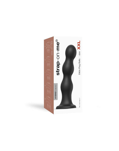 Strap-On-Me Dildo Plug Balls - zwart