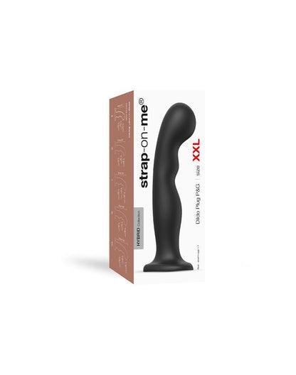 Strap-On-Me G-spot en P-spot Dildo - zwart