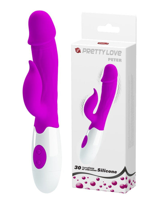 Pretty Love Pete Vibrateur Lapin avec double moteur