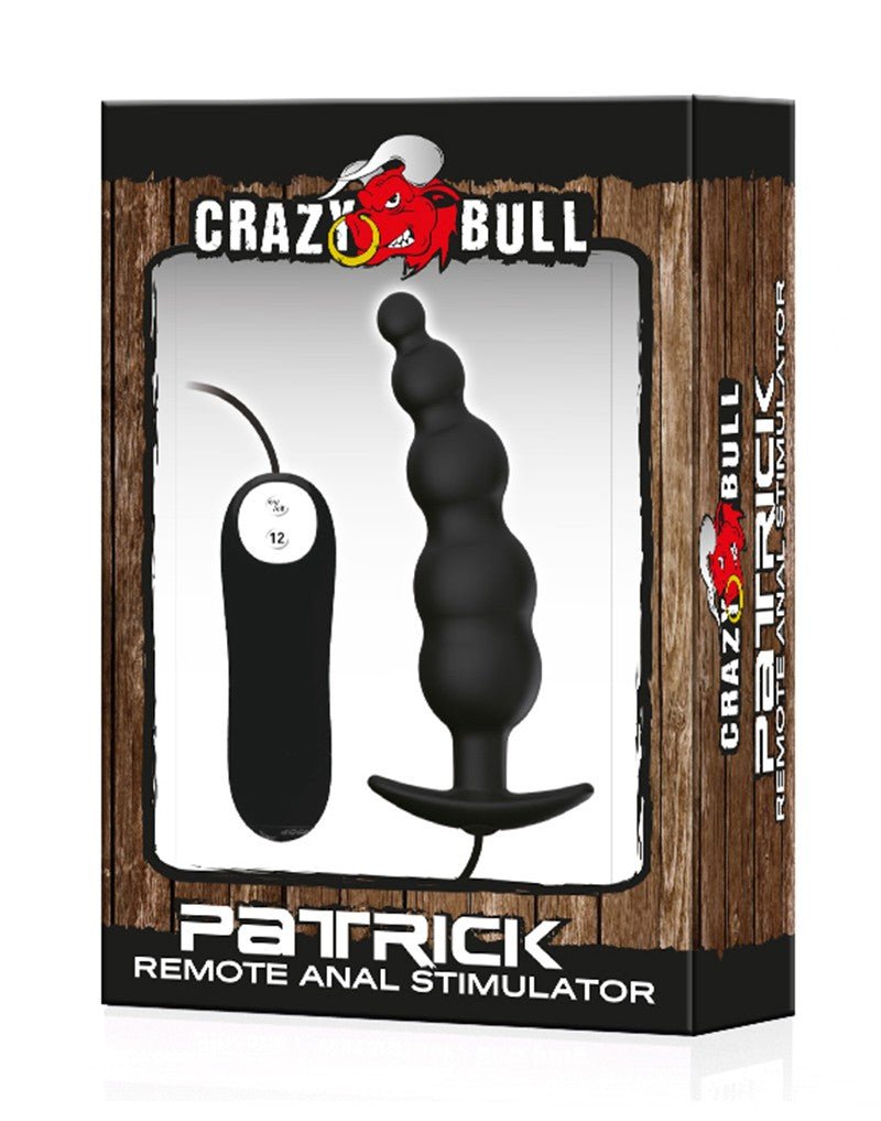 Crazy Bull Buttplug Plug Anal sphérique avec télécommande