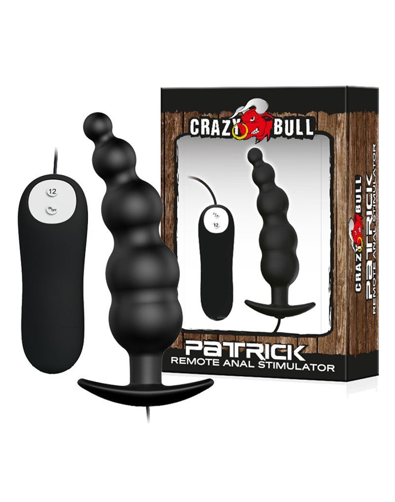 Crazy Bull Buttplug Plug Anal sphérique avec télécommande