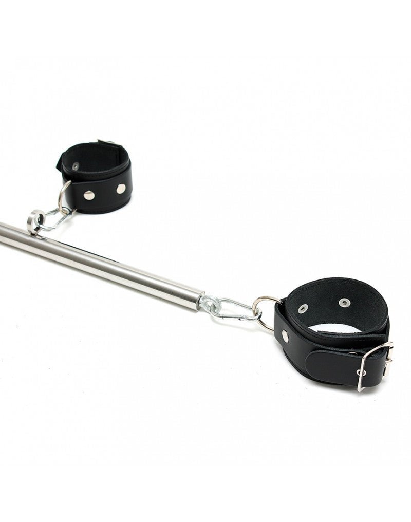 BDSM spreader bar / spreidstang verstelbaar met 4 boeien - Erotiekvoordeel.nl