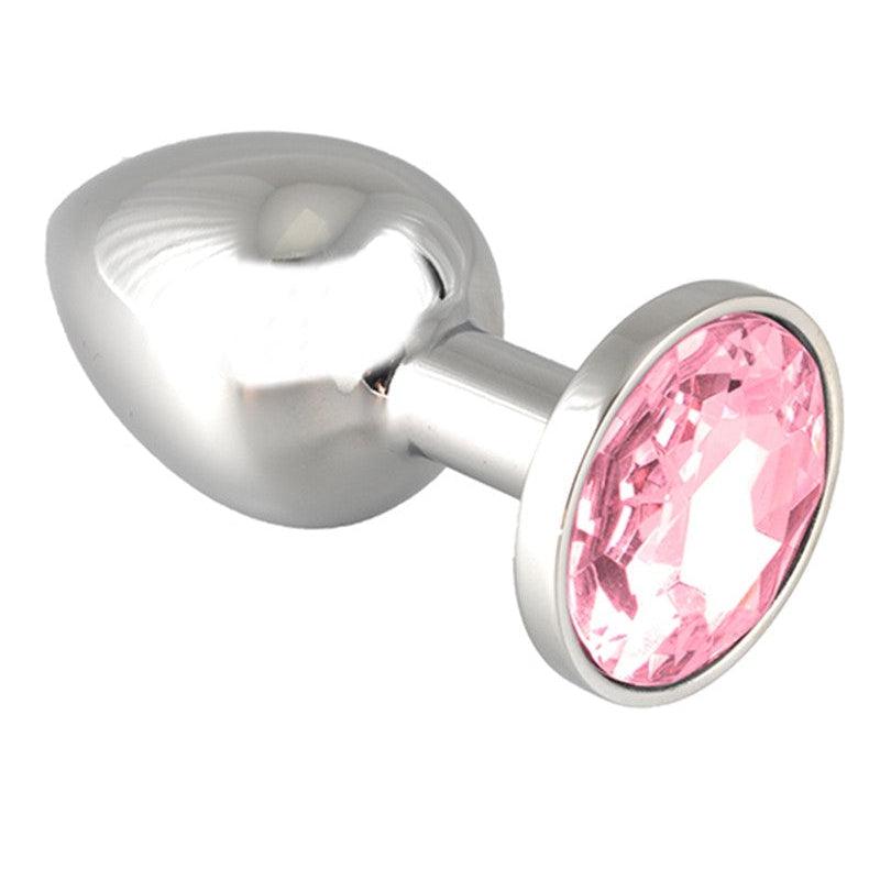 Buttplug XS met roze kristal - Erotiekvoordeel.nl