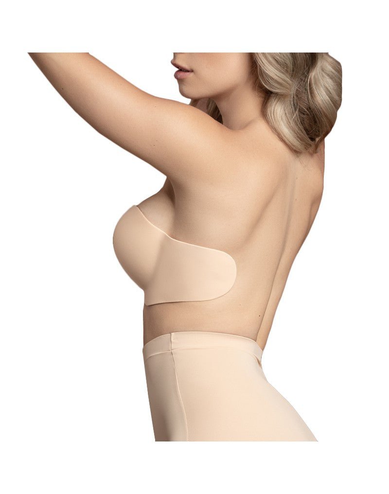 Bye Bra Gala Plak BH voor strapless en open rug outfits - nude - Erotiekvoordeel.nl