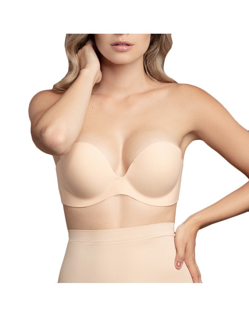 Bye Bra Gala Plak BH voor strapless en open rug outfits - nude - Erotiekvoordeel.nl