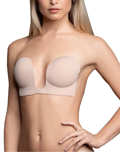 Bye Bra U-Style Plak BH voor strapless en open rug outfits - nude - Erotiekvoordeel.nl