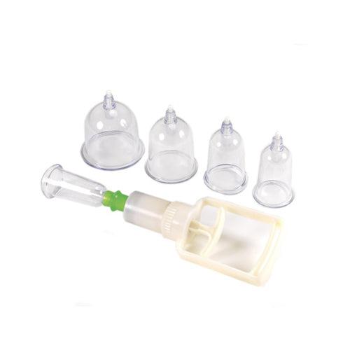 Cupping Vacuum Set met vijf verschillende cups - Erotiekvoordeel.nl