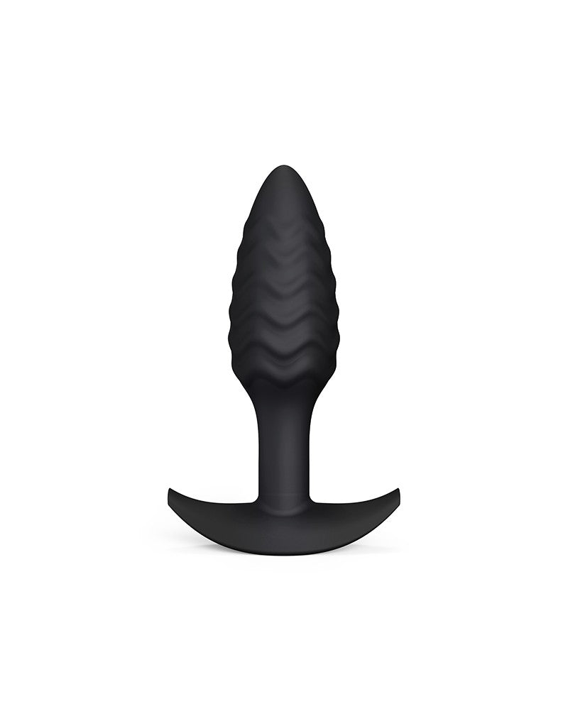 Dorcel - Buttplug - Wavy Butt Plug - Anaal Speeltje - Siliconen - Zwart-Erotiekvoordeel.nl