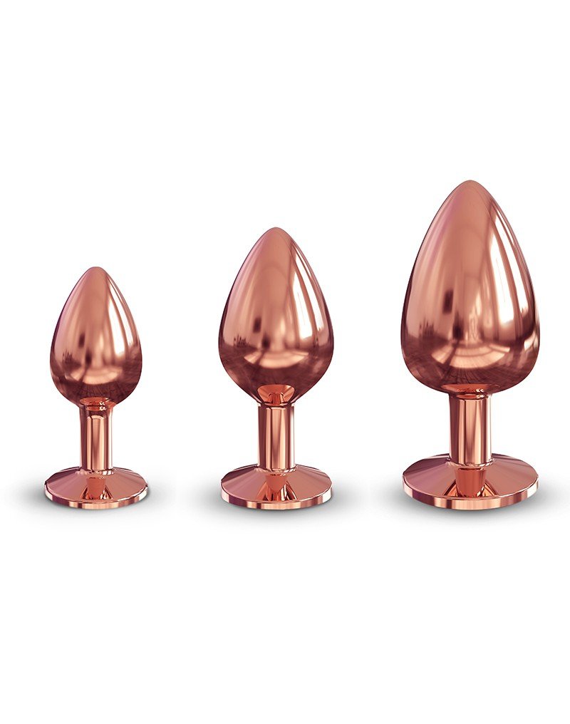 Dorcel Diamond Metalen Butt Plug - Rose-Erotiekvoordeel.nl