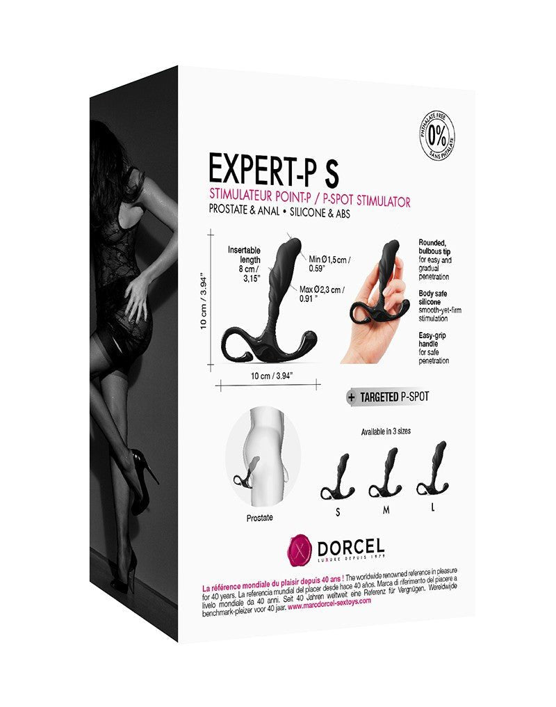 Dorcel Expert-P Prostaatplug - Small - zwart-Erotiekvoordeel.nl