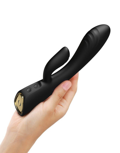 Dorcel FLEXI RABBIT Verwarmde Tarzan Vibrator - zwart-Erotiekvoordeel.nl