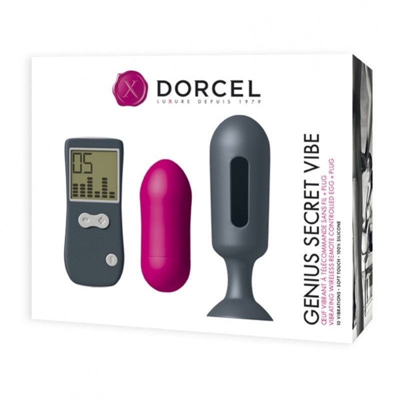 Dorcel Genius Secret Vibrerend Eitje met gratis buttplug - Erotiekvoordeel.nl