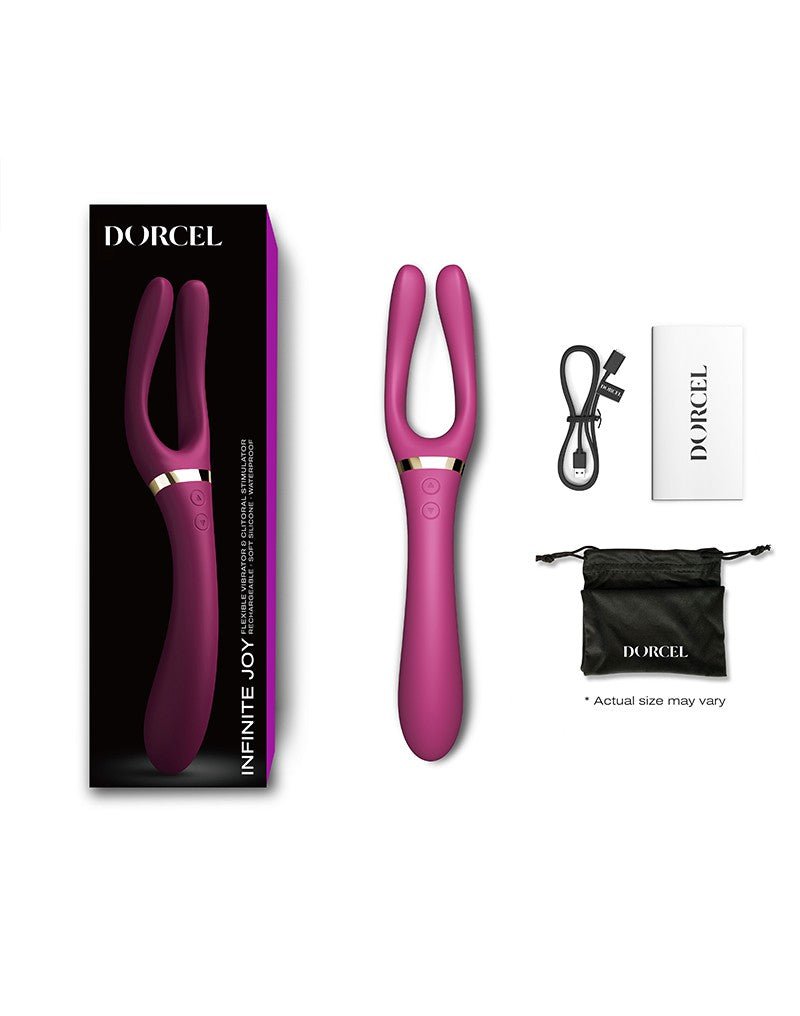 Dorcel Multi Vibrator INFINITE JOY - plum-Erotiekvoordeel.nl