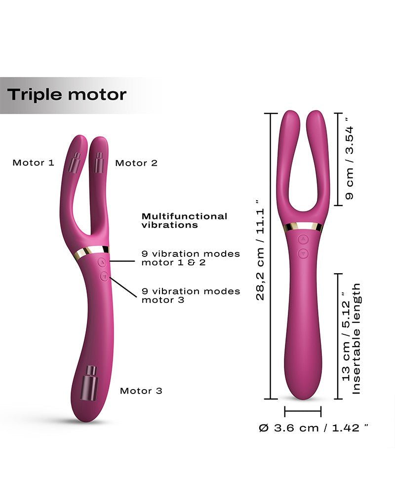 Dorcel Multi Vibrator INFINITE JOY - plum-Erotiekvoordeel.nl