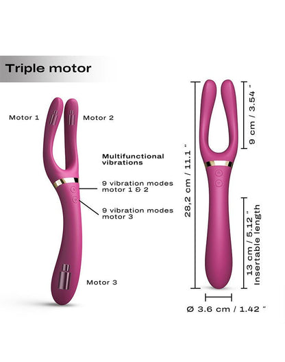 Dorcel Multi Vibrator INFINITE JOY - plum-Erotiekvoordeel.nl