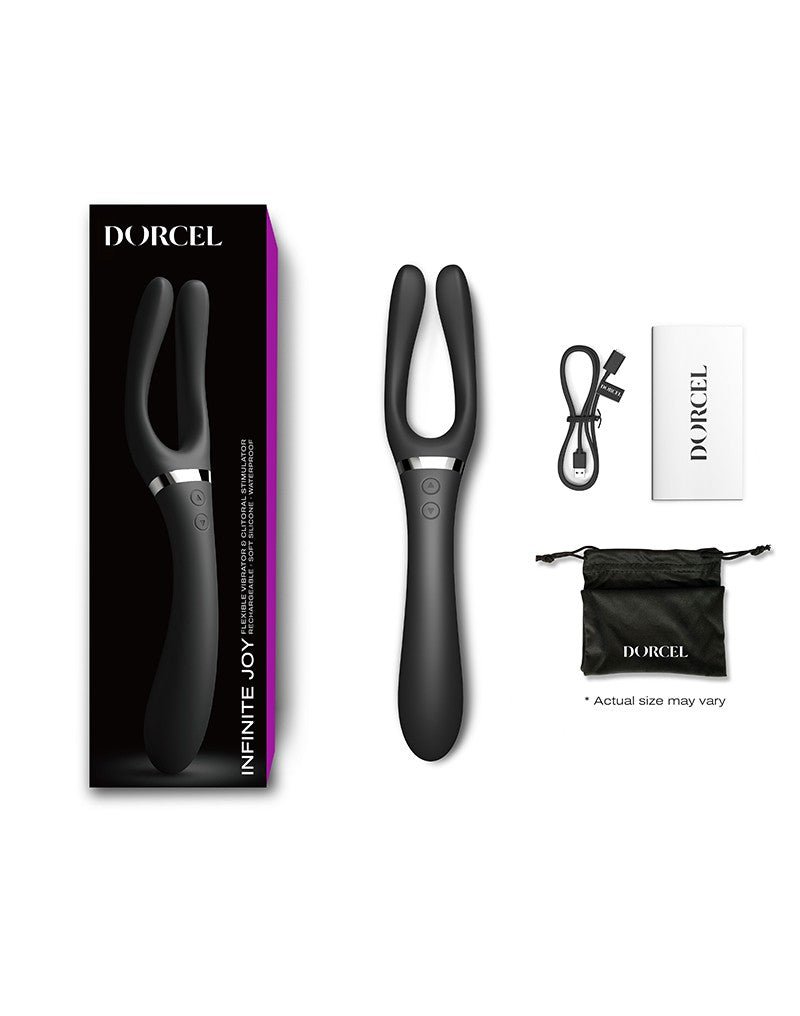 Dorcel Multi Vibrator INFINITE JOY - zwart-Erotiekvoordeel.nl