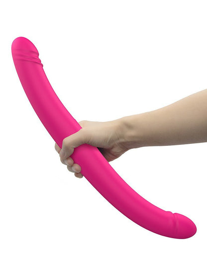 Dorcel Orgasmic Double Do Dubbele Vibrerende en Stotende Dildo - roze - Erotiekvoordeel.nl