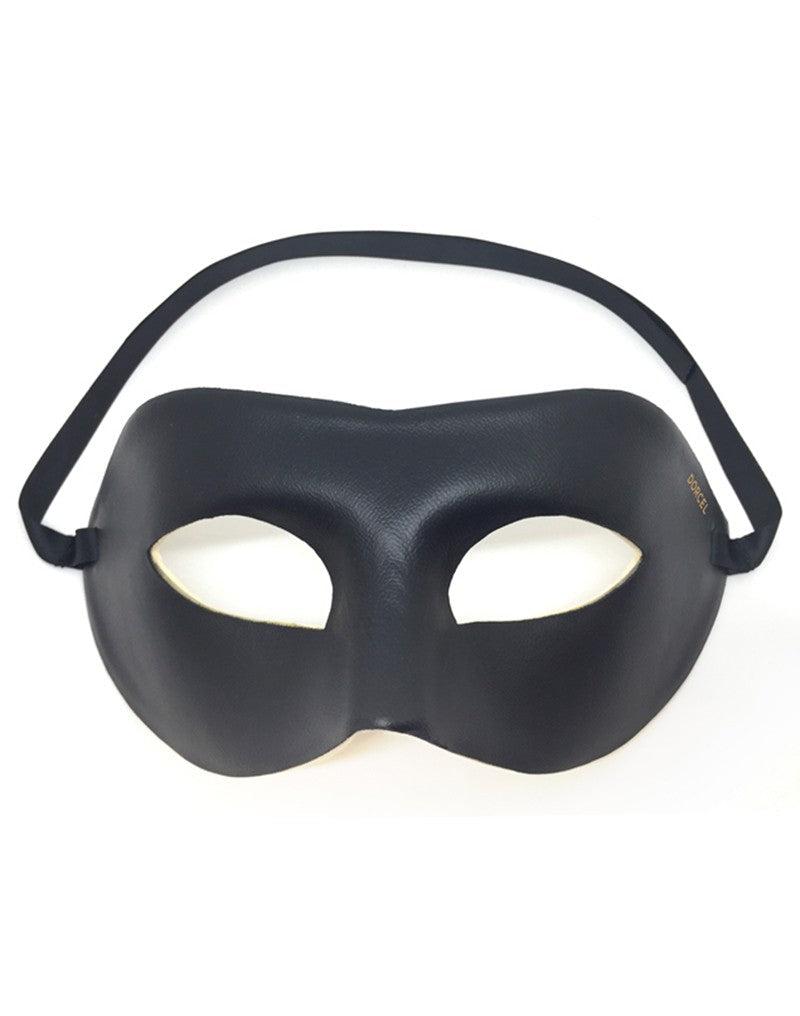 Dorcel - Verstelbaar Eyes Wide Shut Masker kunstleer - Zwart-Erotiekvoordeel.nl