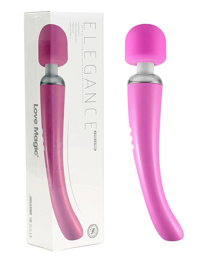 Elegance Wand Vibrator oplaadbaar - roze - Erotiekvoordeel.nl