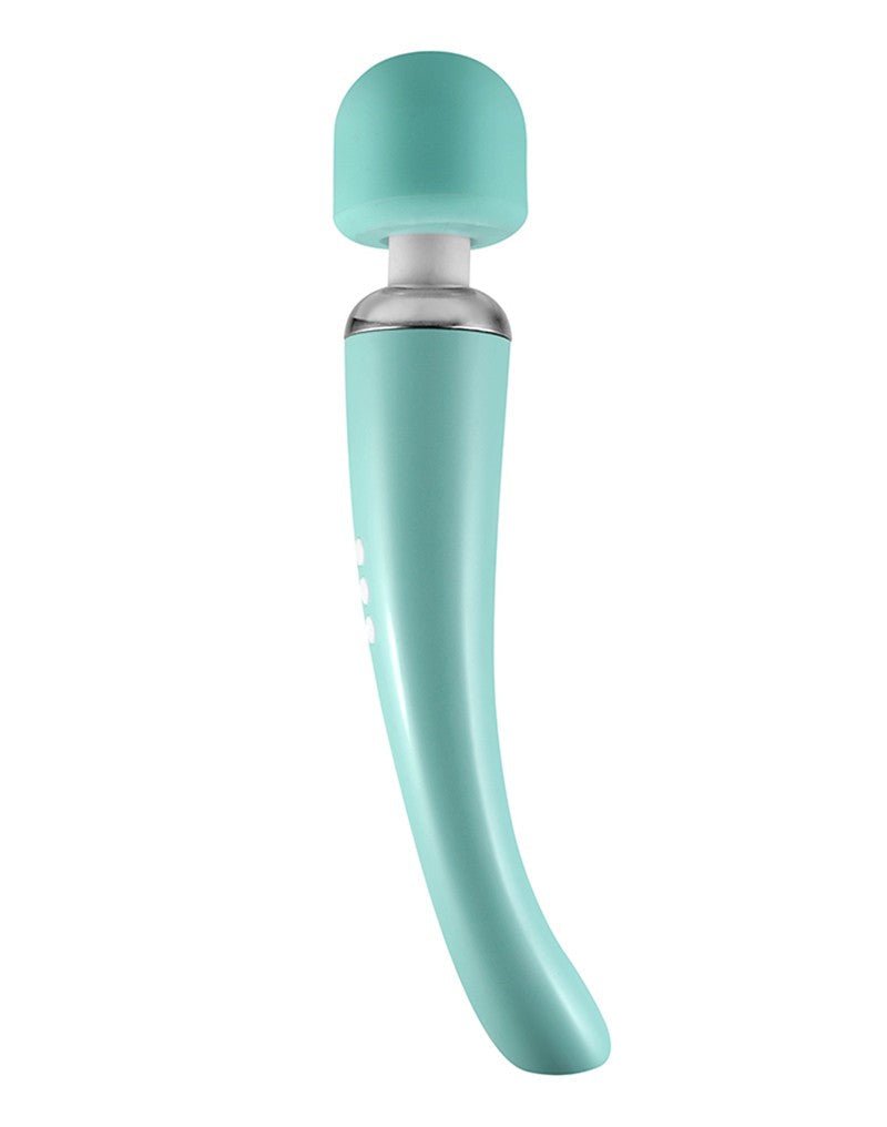 Elegance Wand Vibrator oplaadbaar - turquoise - Erotiekvoordeel.nl