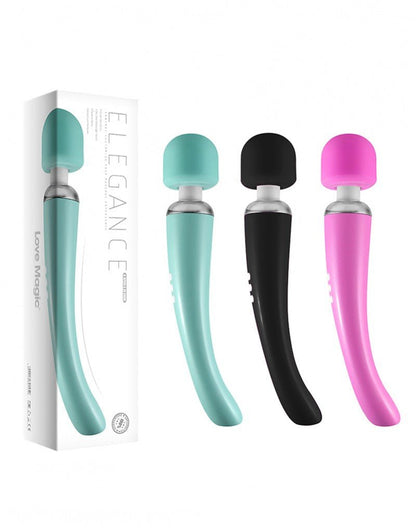 Elegance Wand Vibrator oplaadbaar - turquoise - Erotiekvoordeel.nl