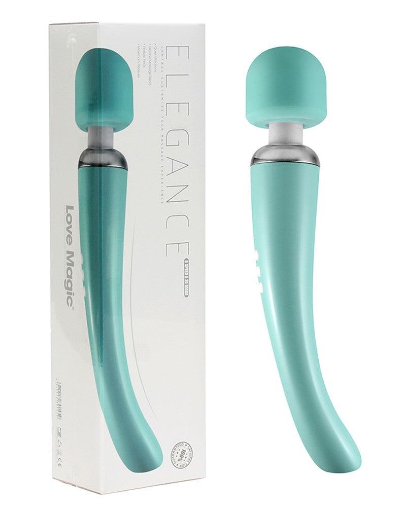 Elegance Wand Vibrator oplaadbaar - turquoise - Erotiekvoordeel.nl