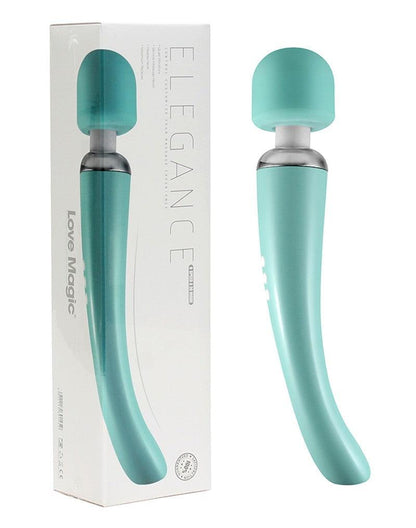 Elegance Wand Vibrator oplaadbaar - turquoise - Erotiekvoordeel.nl