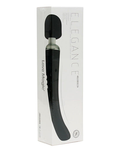 Elegance Wand Vibrator - oplaadbaar - zwart - Erotiekvoordeel.nl