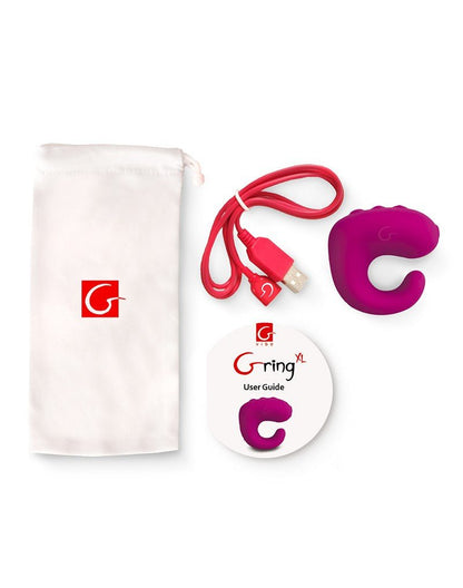 G-Vibe G-ring Vinger Vibrator XL - roze - Erotiekvoordeel.nl