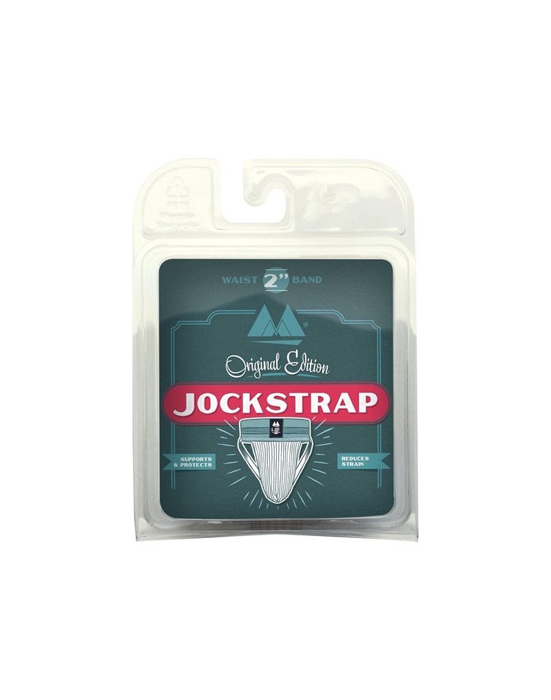 Jockstrap met elastische band 2 inch wit/grijs - Erotiekvoordeel.nl