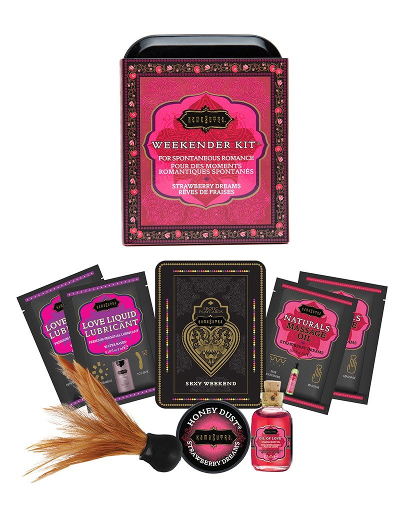 Kamasutra Erotische Massage Geschenkset Weekender Kit Strawberry Dreams - Erotiekvoordeel.nl