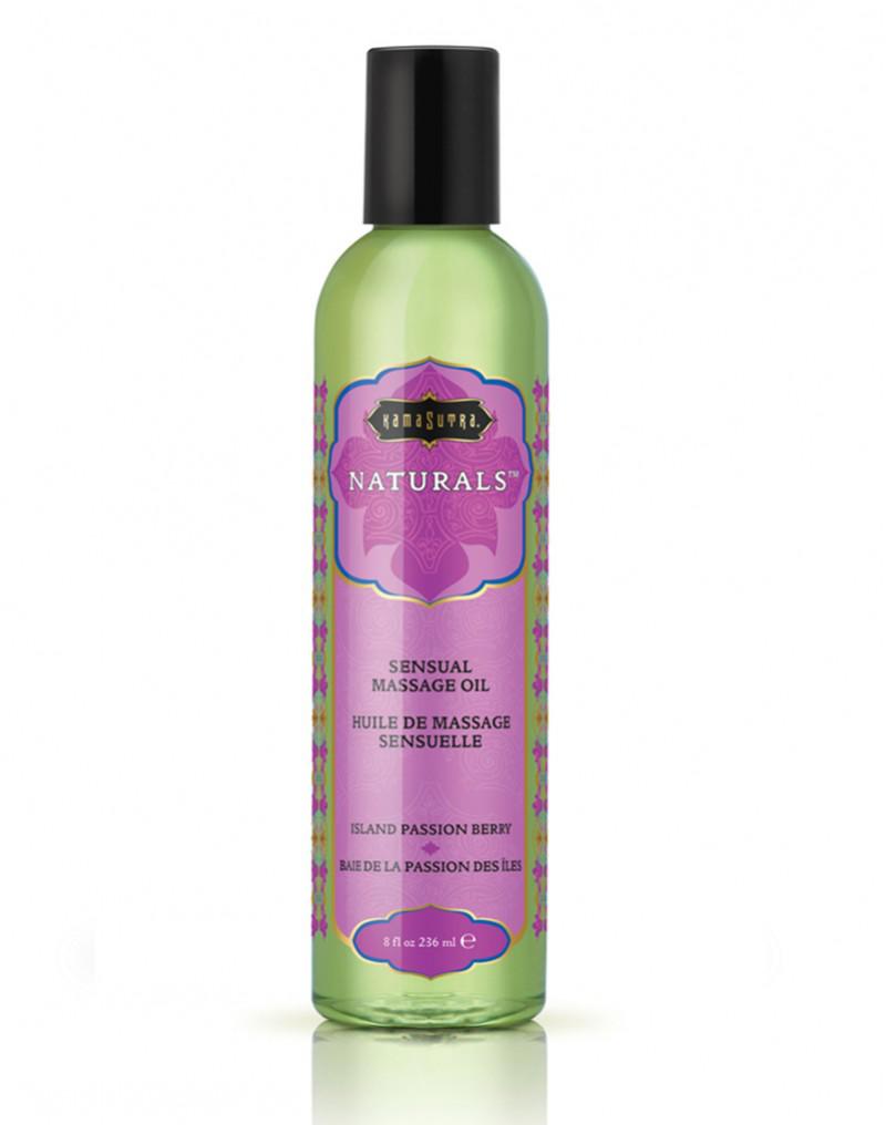 Kamasutra Naturals Massageolie Island Passion Berry - Erotiekvoordeel.nl